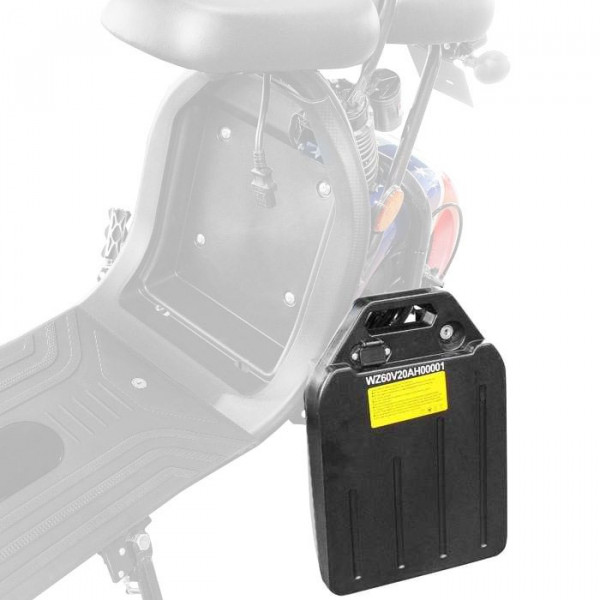 edinger Lithium IO Akku Batterie City Chopper CP1 60Volt 20AH