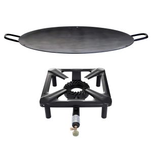 metallpfanne extra groß mit Hockerkocher