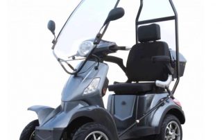 edinger Lampertheim Seniorenmobil-4-rad-mit Dach-grau-metalic