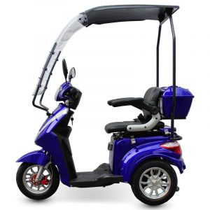 edinger Lampertheim Seniorenmobil-3-rad-mit Dach-blau
