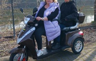 edinger elektromobil Senioren 2 Sitzer Vitale Duo braun