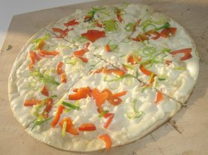 Flammkuchen aus dem Flammkuchenofen