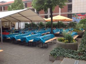 Lampertheimer Spargelrunde vor der Öffnung